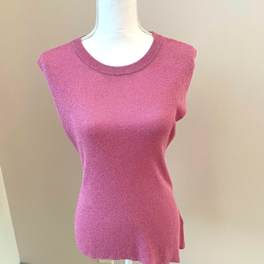 Zadig & Voltaire Pink Shimmer Top